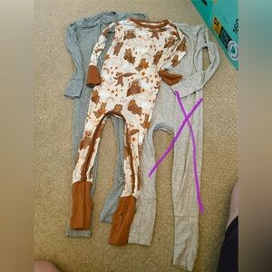 Little Sleepies 2 T bamboo pajama bundle